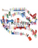 Дървено домино 360 части с торбичка